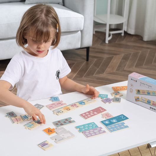 Пазл Viga Toys PolarB Числа і звірята (44071)