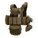 Плитоноска Warmor gen.3 Pro Max XL Олива. Система швидкого скидання. 7 підсумок. (Великого розміру)