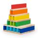 Wooden building blocks Viga Toys Architectural blocks, 250 pieces. (50956)