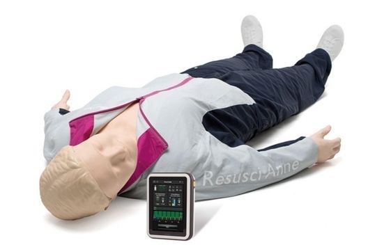 Манекен повноростовий Laerdal Resusci Anne QCPR AED with Airway Head