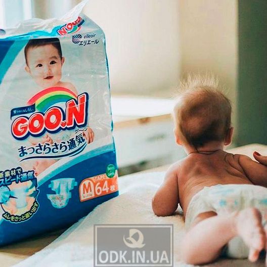 Підгузки Goo.N для дітей колекція 2019 (розмір M, 6-11 кг)