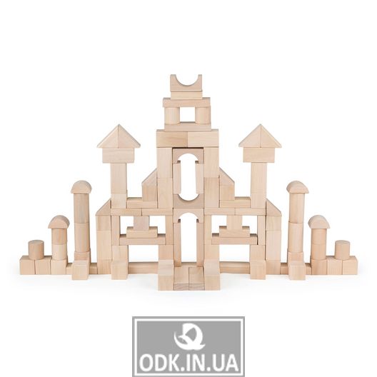 Дерев'яний кубики Viga Toys нефарбовані, 100 шт., 3 см (51623)
