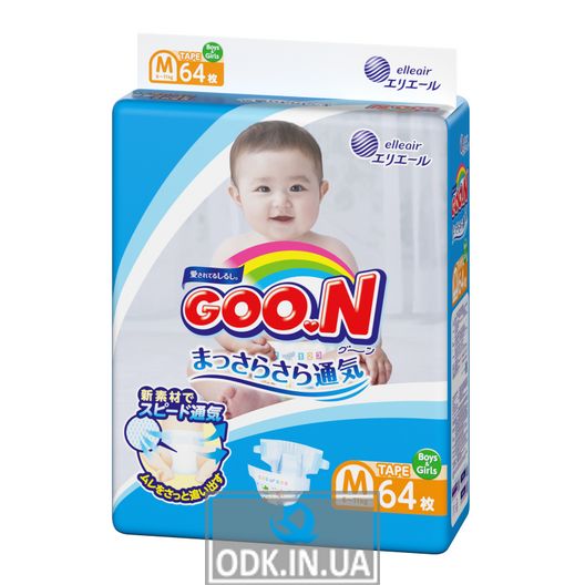 Підгузки Goo.N для дітей колекція 2019 (розмір M, 6-11 кг)