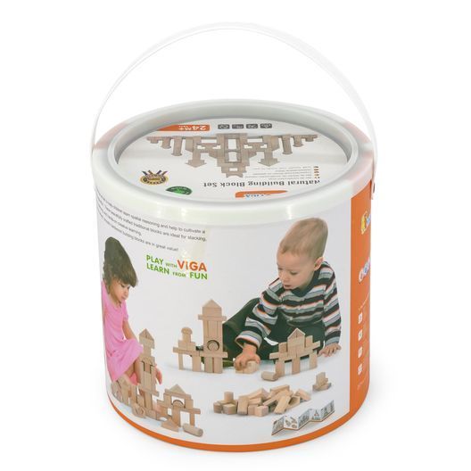 Дерев'яний кубики Viga Toys нефарбовані, 100 шт., 3 см (51623)