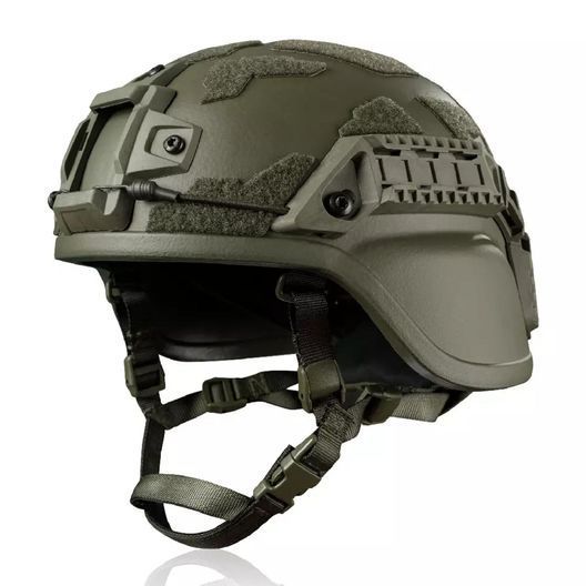 Кевларовий шолом ARCH Helmet олива зі збільшеною площею захисту Розмір M Protection Group Denmark, Олива, L