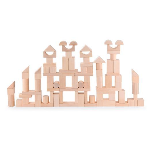 Дерев'яний кубики Viga Toys нефарбовані, 100 шт., 3 см (51623)