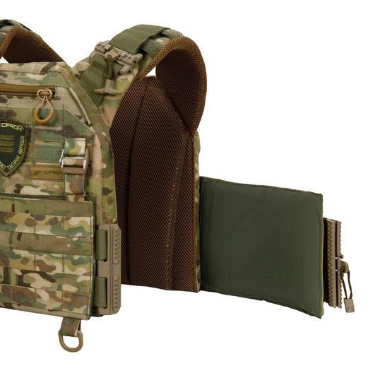 Плитоноска Warmor gen.3 Pro Max XL Мультикам. Система швидкого скидання. 7 підсумок. (Великого розміру)