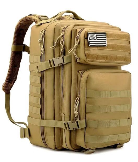 Рюкзак військовий штурмовий тактичний Molle 45L Койот