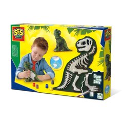 Set for creating a plaster figurine - T-Rex with a skeleton