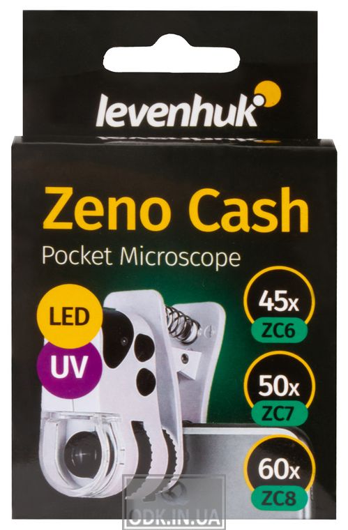 Pocket microscope for checking money Levenhuk Zeno Cash ZC8