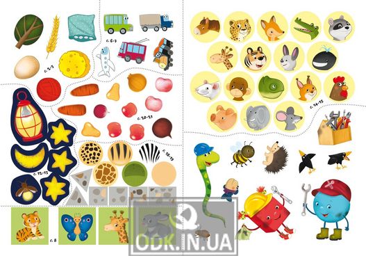 Chomuchki school. Logic. 70 developmental stickers