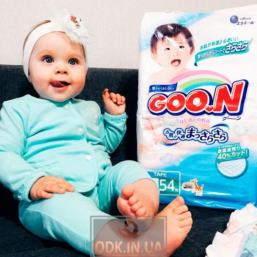Підгузки GOO.N для дітей колекція 2019 (розмір L, 9-14 кг)