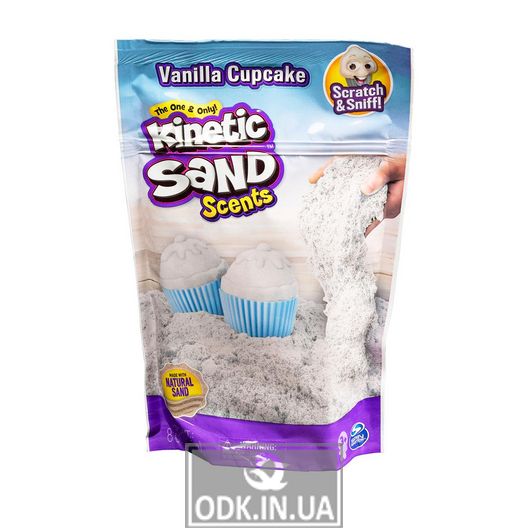Sand for children's creativity with aroma - Kinetic Sand Vanilla cupcake