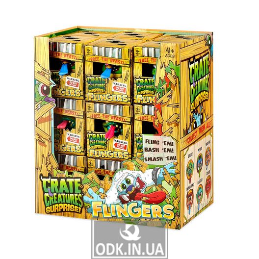 Інтерактивна Іграшка Crate Creatures Surprise! Серії Flingers – Снорт Хог