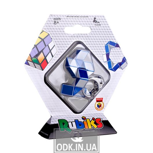 Мини-головоломка Rubik's - Змейка Бело-Голубая