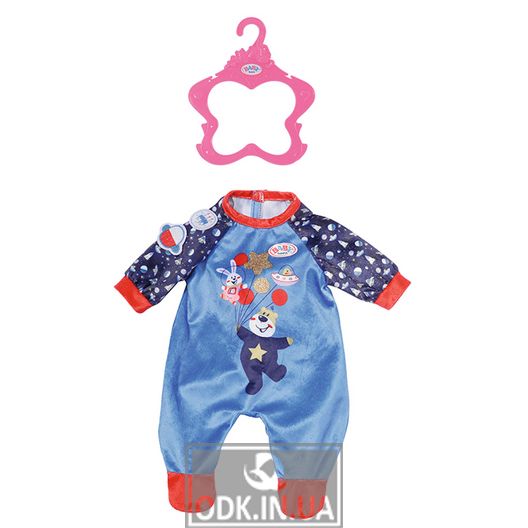 Одежда для куклы BABY born - Праздничный комбинезон (синий)