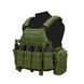 Плитоноска Yakeda VT-6031-6 поліестер 600D з системою MOLLE з підсумками Олива