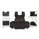 Плитоноска Yakeda VT-6031-6 поліестер 600D з системою MOLLE з підсумками Олива