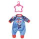Одяг для ляльки BABY born - Святковий комбінезон (синій)