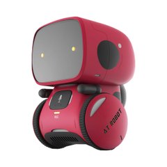 Interactive Voice Control Robot - AT-Robot (Red)
