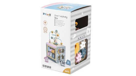 Дерев'яний бізікуб Viga Toys PolarB 5 в 1 (44030)