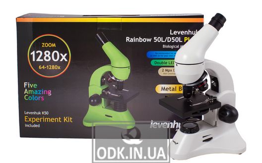 Microscope Levenhuk Rainbow 50L PLUS Moonstone \ Moonstone