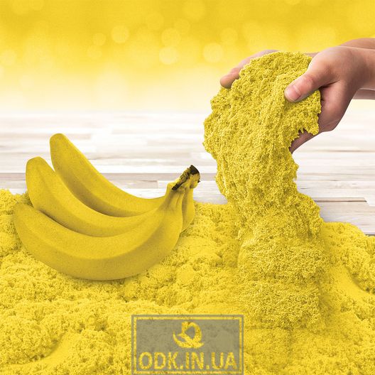 Пісок для дитячої творчості з ароматом - Kinetic Sand Банановий десерт