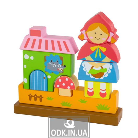 Magnetic Wooden Toy Viga Toys Little Red Riding Hood (50075)