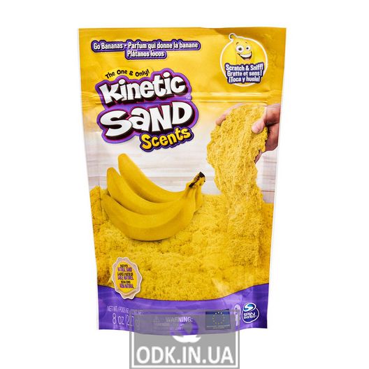 Пісок для дитячої творчості з ароматом - Kinetic Sand Банановий десерт