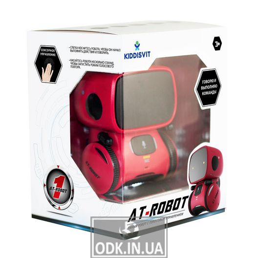 Інтерактивний Робот З Голосовим Керуванням – AT-Robot (Червоний)