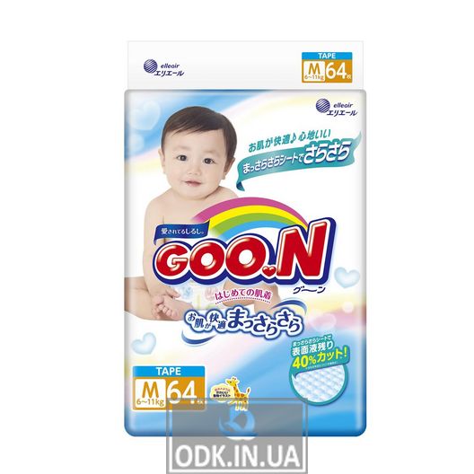 Підгузки Goo.N Для Дітей (M, 6-11 Кг) колекція 2017 року