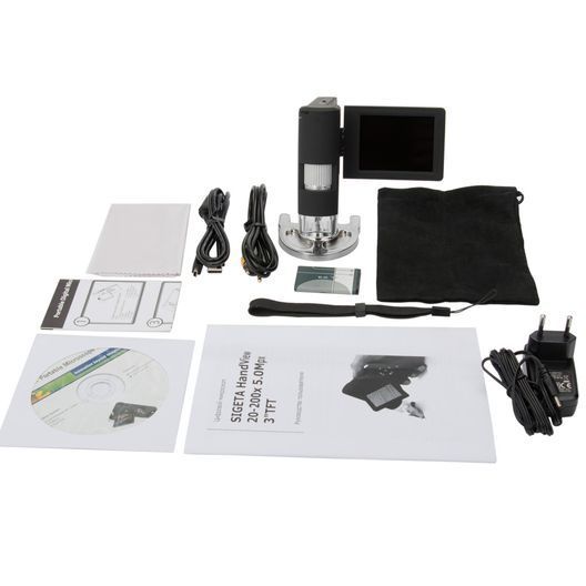 SIGETA HandView 20-500x 5.0Mpx 3'' TFT