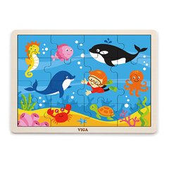 Wooden puzzle Viga Toys Ocean, 16 el. (51451)