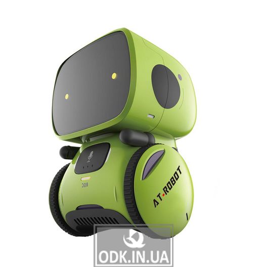 Interactive Voice Control Robot - AT-Robot (Green)