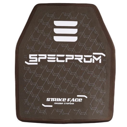 Керамічна бронеплита S-Line 5-го класу SPECPROM. Вага 2.49 кг. Розмір 25 на 30 см. (00000002727)