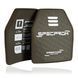 Керамічна бронеплита S-Line 5-го класу SPECPROM. Вага 2.49 кг. Розмір 25 на 30 см. (00000002727)