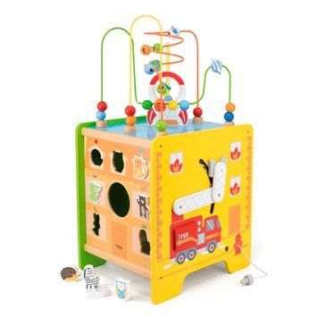 Дерев'яний ігровий центр Viga Toys Великий бізікуб 5 в 1 (44548FSC)