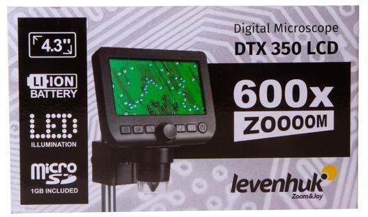 Мікроскоп цифровий Levenhuk DTX 350 LCD