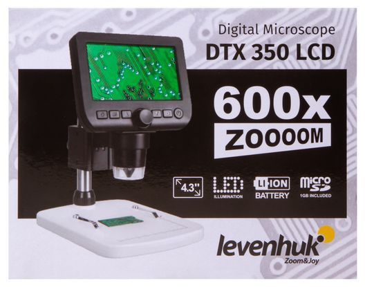 Мікроскоп цифровий Levenhuk DTX 350 LCD