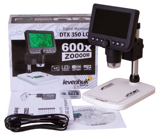 Мікроскоп цифровий Levenhuk DTX 350 LCD