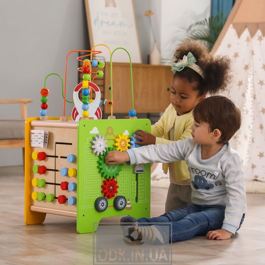 Wooden game center Viga Toys Big music cube 5 in 1 (44548FSC)