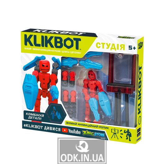 Klikbots1 Animation Creativity Game Kit - Studio (Blue)