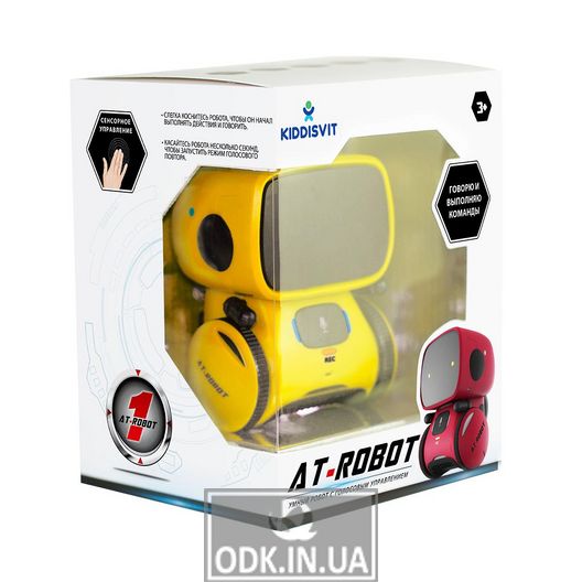 Interactive Voice Control Robot - AT-Robot (Yellow)