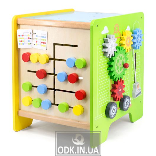 Wooden game center Viga Toys Big music cube 5 in 1 (44548FSC)