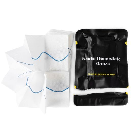 Гемостатичний бинт Kaolin Hemostatic Gauze Z-складений