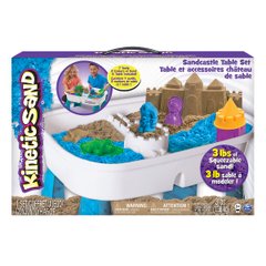 Set of sand for children's creativity - KINETIC SAND TABLE with two types of sand