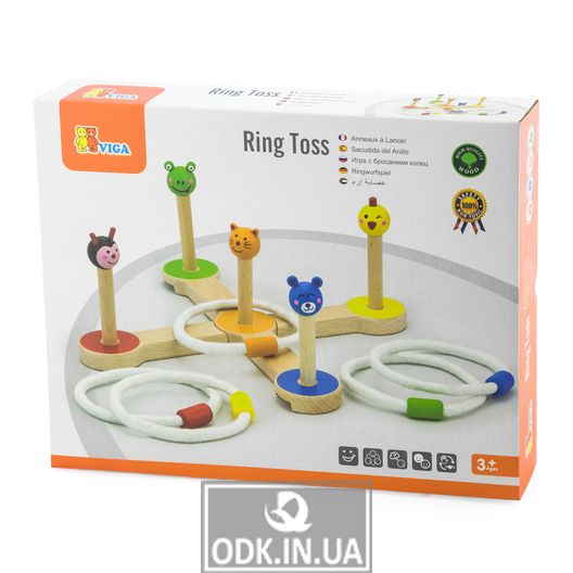 Ігровий набір Viga Toys Кидання кільця (50174)