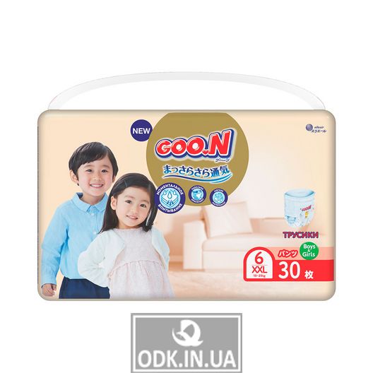 Goo.N Premium Soft panties diapers for children (XXL, 15-25 kg, 30 pieces)