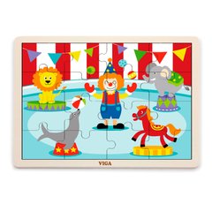 Wooden puzzle Viga Toys Circus, 16 el. (51455)