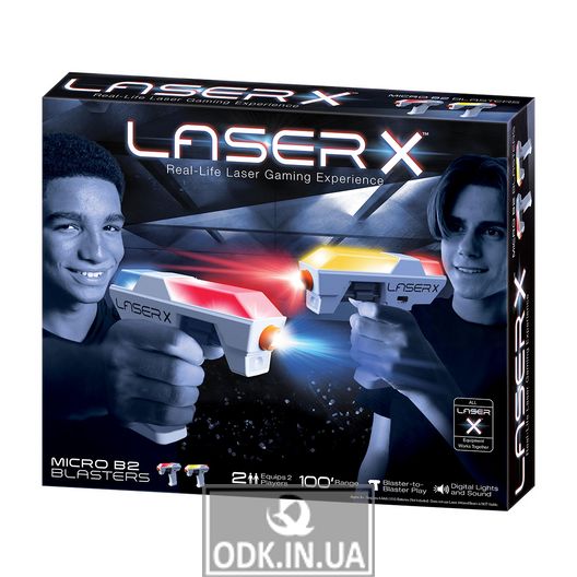Ігровий набір для лазерних боїв - Laser X Micro для двох гравців
